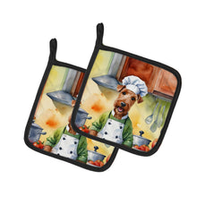 Load image into Gallery viewer, Irish Terrier The Chef Pot Holders - Set of 2 Decorative Kitchen Helpers | Made in the USA