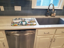 Load image into Gallery viewer, Irish Wolfhound The Chef Dish Drying Mat