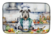 Load image into Gallery viewer, Irish Wolfhound The Chef Dish Drying Mat