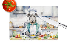 Load image into Gallery viewer, Irish Wolfhound The Chef Glass Cutting Boards – Durable, Decorative Kitchen Art