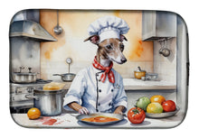 Load image into Gallery viewer, Italian Greyhound The Chef Dish Drying Mat