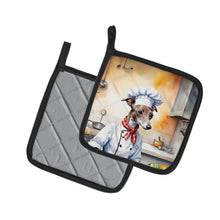 Load image into Gallery viewer, Italian Greyhound The Chef Pot Holders - Set of 2 Decorative Kitchen Helpers | Made in the USA