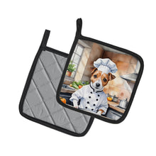 Load image into Gallery viewer, Jack Russell Terrier The Chef Pot Holders - Set of 2 Decorative Kitchen Helpers | Made in the USA
