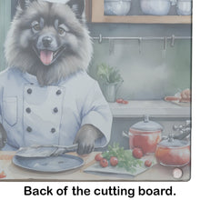 Load image into Gallery viewer, Keeshond The Chef Glass Cutting Boards – Durable, Decorative Kitchen Art