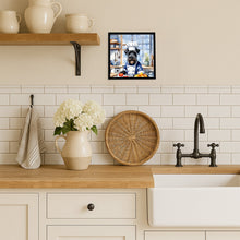 Load image into Gallery viewer, Kerry Blue Terrier The Chef Framed Metal Print