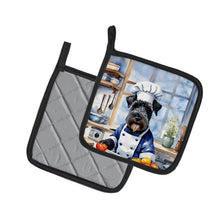 Load image into Gallery viewer, Kerry Blue Terrier The Chef Pot Holders - Set of 2 Decorative Kitchen Helpers | Made in the USA