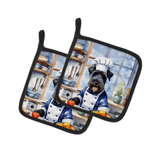 Load image into Gallery viewer, Kerry Blue Terrier The Chef Pot Holders - Set of 2 Decorative Kitchen Helpers | Made in the USA