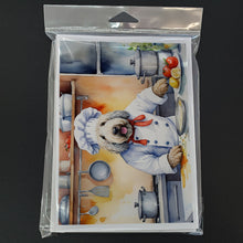 Load image into Gallery viewer, Komondor The Chef Greeting Cards - Blank Note Cards – 8-Pack of Artist-Designed Cards with Envelopes