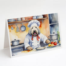 Load image into Gallery viewer, Komondor The Chef Greeting Cards - Blank Note Cards – 8-Pack of Artist-Designed Cards with Envelopes
