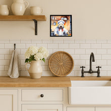 Load image into Gallery viewer, Komondor The Chef Framed Metal Print
