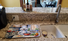 Load image into Gallery viewer, Kuvasz The Chef Dish Drying Mat