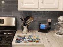 Load image into Gallery viewer, Kuvasz The Chef Glass Cutting Boards – Durable, Decorative Kitchen Art