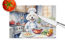 Load image into Gallery viewer, Kuvasz The Chef Glass Cutting Boards – Durable, Decorative Kitchen Art