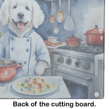 Load image into Gallery viewer, Kuvasz The Chef Glass Cutting Boards – Durable, Decorative Kitchen Art