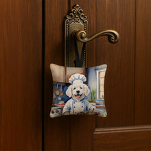 Load image into Gallery viewer, Kuvasz The Chef Hanging Square Fabric Ornament 3.5 × 3.5