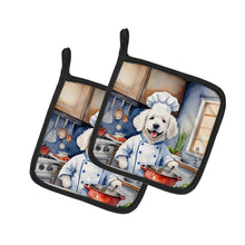 Load image into Gallery viewer, Kuvasz The Chef Pot Holders - Set of 2 Decorative Kitchen Helpers | Made in the USA