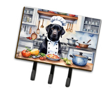 Load image into Gallery viewer, Black Labrador Retriever The Chef Leash or Key Holder