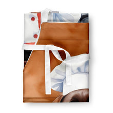 Load image into Gallery viewer, Chocolate Labrador Retriever The Chef Apron – Artist-Designed Kitchen, BBQ &amp; Craft Apron
