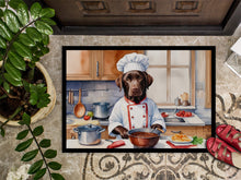 Load image into Gallery viewer, Chocolate Labrador Retriever The Chef Doormat