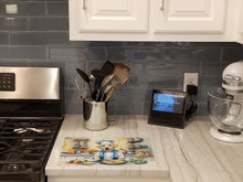 Load image into Gallery viewer, Yellow Labrador Retriever The Chef Glass Cutting Boards – Durable, Decorative Kitchen Art