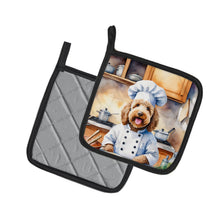 Load image into Gallery viewer, Labradoodle The Chef Pot Holders - Set of 2 Decorative Kitchen Helpers | Made in the USA