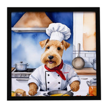 Load image into Gallery viewer, Lakeland Terrier The Chef Framed Metal Print