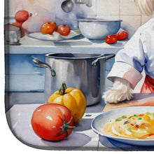 Load image into Gallery viewer, Maltese The Chef Dish Drying Mat