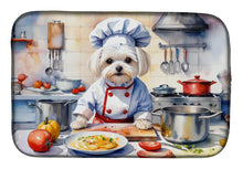 Load image into Gallery viewer, Maltese The Chef Dish Drying Mat