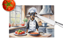Load image into Gallery viewer, Manchester Terrier The Chef Glass Cutting Boards – Durable, Decorative Kitchen Art