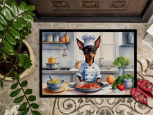 Load image into Gallery viewer, Miniature Pinscher The Chef Doormat-24x36 Indoor / Outdoor Rug | Made in USA