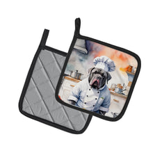 Load image into Gallery viewer, Neapolitan Mastiff The Chef Pot Holders - Set of 2 Decorative Kitchen Helpers | Made in the USA