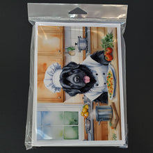 Load image into Gallery viewer, Newfoundland The Chef Greeting Cards - Blank Note Cards – 8-Pack of Artist-Designed Cards with Envelopes