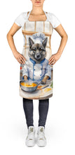 Load image into Gallery viewer, Norwegian Elkhound The Chef Apron – Artist-Designed Kitchen, BBQ &amp; Craft Apron