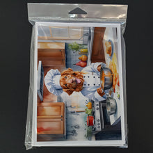 Load image into Gallery viewer, Nova Scotia Duck Tolling Retriever The Chef Greeting Cards - Blank Note Cards – 8-Pack of Artist-Designed Cards with Envelopes