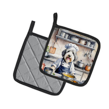 Load image into Gallery viewer, Old English Sheepdog The Chef Pot Holders - Set of 2 Decorative Kitchen Helpers | Made in the USA