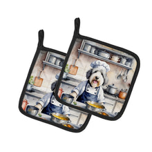 Load image into Gallery viewer, Old English Sheepdog The Chef Pot Holders - Set of 2 Decorative Kitchen Helpers | Made in the USA