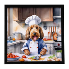 Load image into Gallery viewer, Otterhound The Chef Framed Metal Print