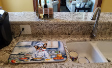 Load image into Gallery viewer, Papillon The Chef Dish Drying Mat