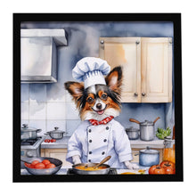 Load image into Gallery viewer, Papillon The Chef Framed Metal Print