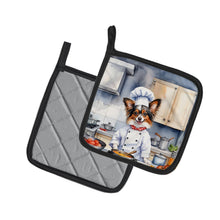 Load image into Gallery viewer, Papillon The Chef Pot Holders - Set of 2 Decorative Kitchen Helpers | Made in the USA