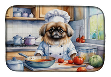 Load image into Gallery viewer, Pekingese The Chef Dish Drying Mat