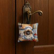 Load image into Gallery viewer, Pekingese The Chef Hanging Square Fabric Ornament 3.5 × 3.5
