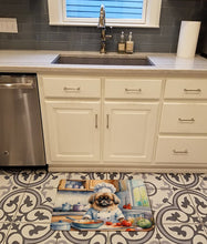 Load image into Gallery viewer, Pekingese The Chef Memory Foam Kitchen Mat