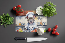 Load image into Gallery viewer, Pit Bull Terrier The Chef Glass Cutting Boards – Durable, Decorative Kitchen Art
