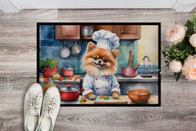 Load image into Gallery viewer, Pomeranian The Chef Doormat - 18X27 Indoor / Outdoor Rug | Made in USA