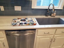 Load image into Gallery viewer, Black Poodle The Chef Dish Drying Mat