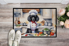 Load image into Gallery viewer, Black Poodle The Chef Doormat-24x36 Indoor / Outdoor Rug | Made in USA