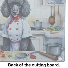 Load image into Gallery viewer, Black Poodle The Chef Glass Cutting Boards – Durable, Decorative Kitchen Art