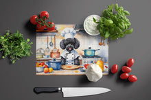 Load image into Gallery viewer, Black Poodle The Chef Glass Cutting Boards – Durable, Decorative Kitchen Art