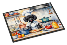 Load image into Gallery viewer, Black Poodle The Chef Doormat - 18X27 Indoor / Outdoor Rug | Made in USA
